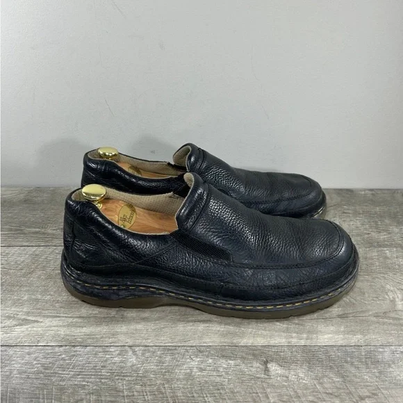Dr Doc Martens Orson 11198 DMs Black Leather Mens Slip Up Shoes Loafers Size 12 - Picture 2 of 9